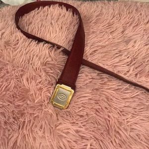 Cartier leather belt
